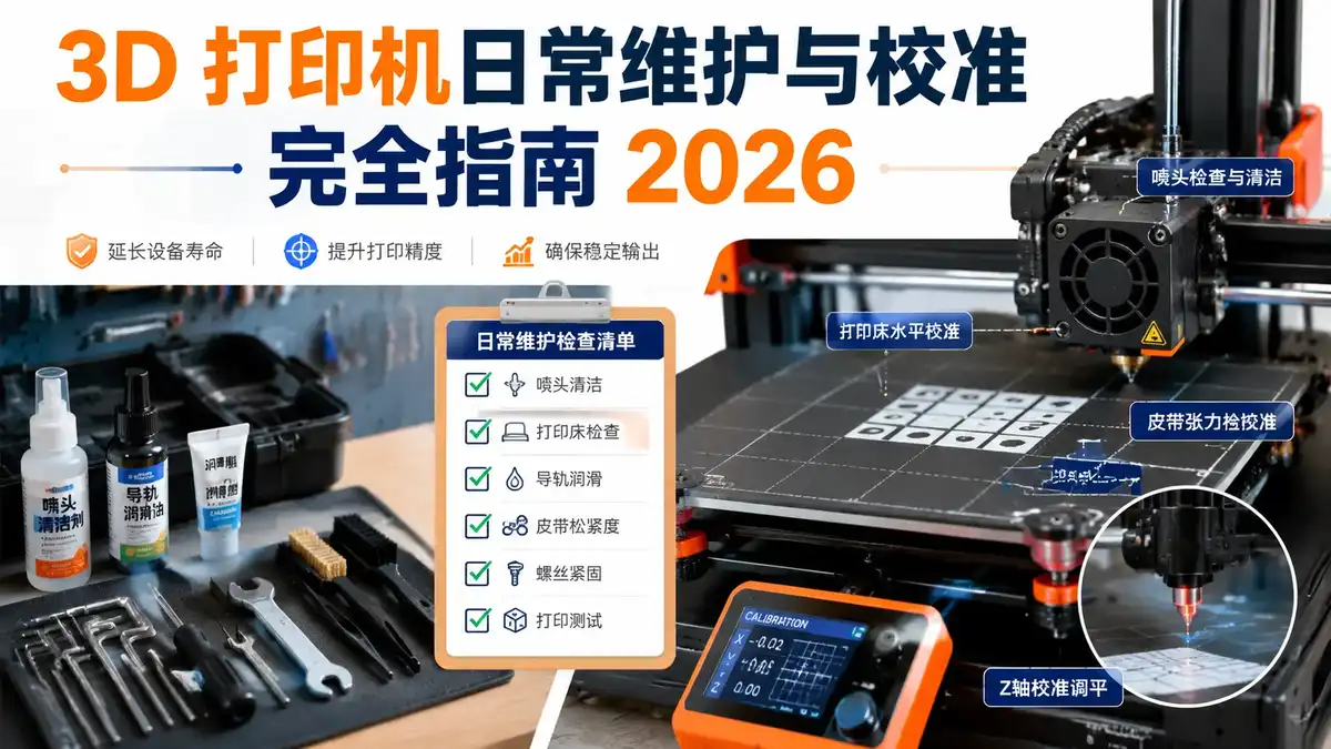 3D 打印机日常维护与校准完全指南 2026
