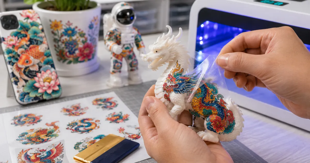 UV DTF转印技术完全指南：让3D打印作品拥有专业级表面效果