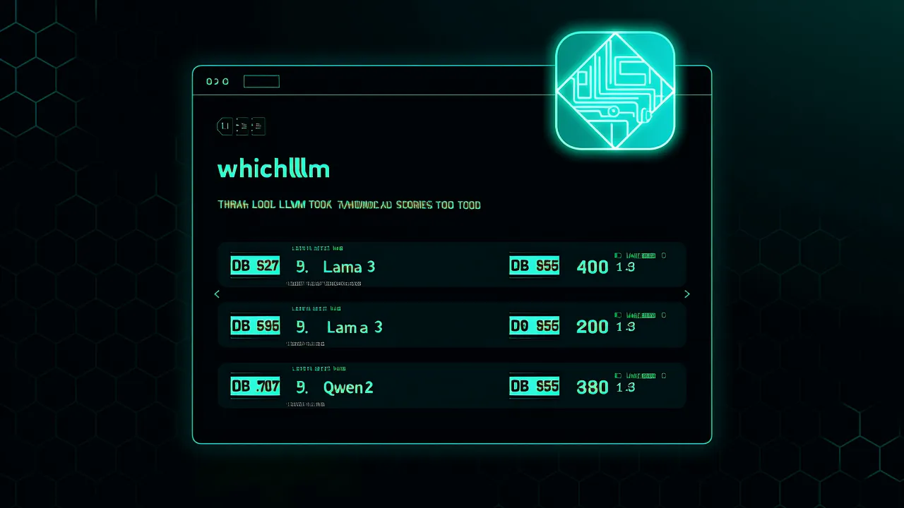 WhichLLM 完全指南：一键找出最适合你硬件的本地大模型