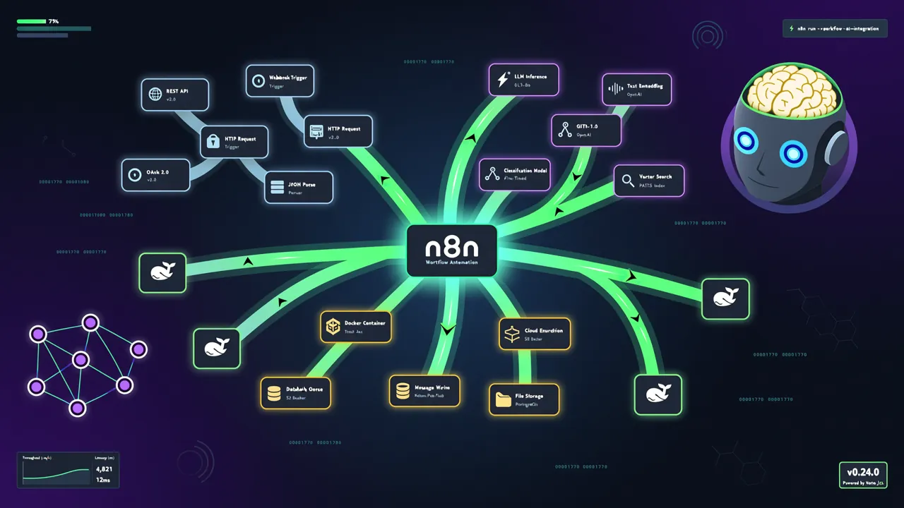 n8n 自建 AI 工作流完全指南：零订阅费，本地运行，400+ AI 节点随便玩