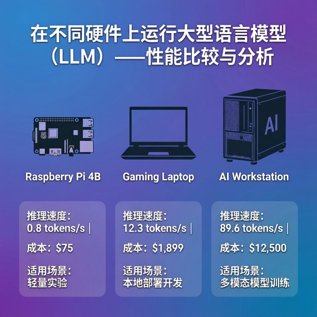 在不同硬件上运行大型语言模型 (LLM) -- 性能比较与分析