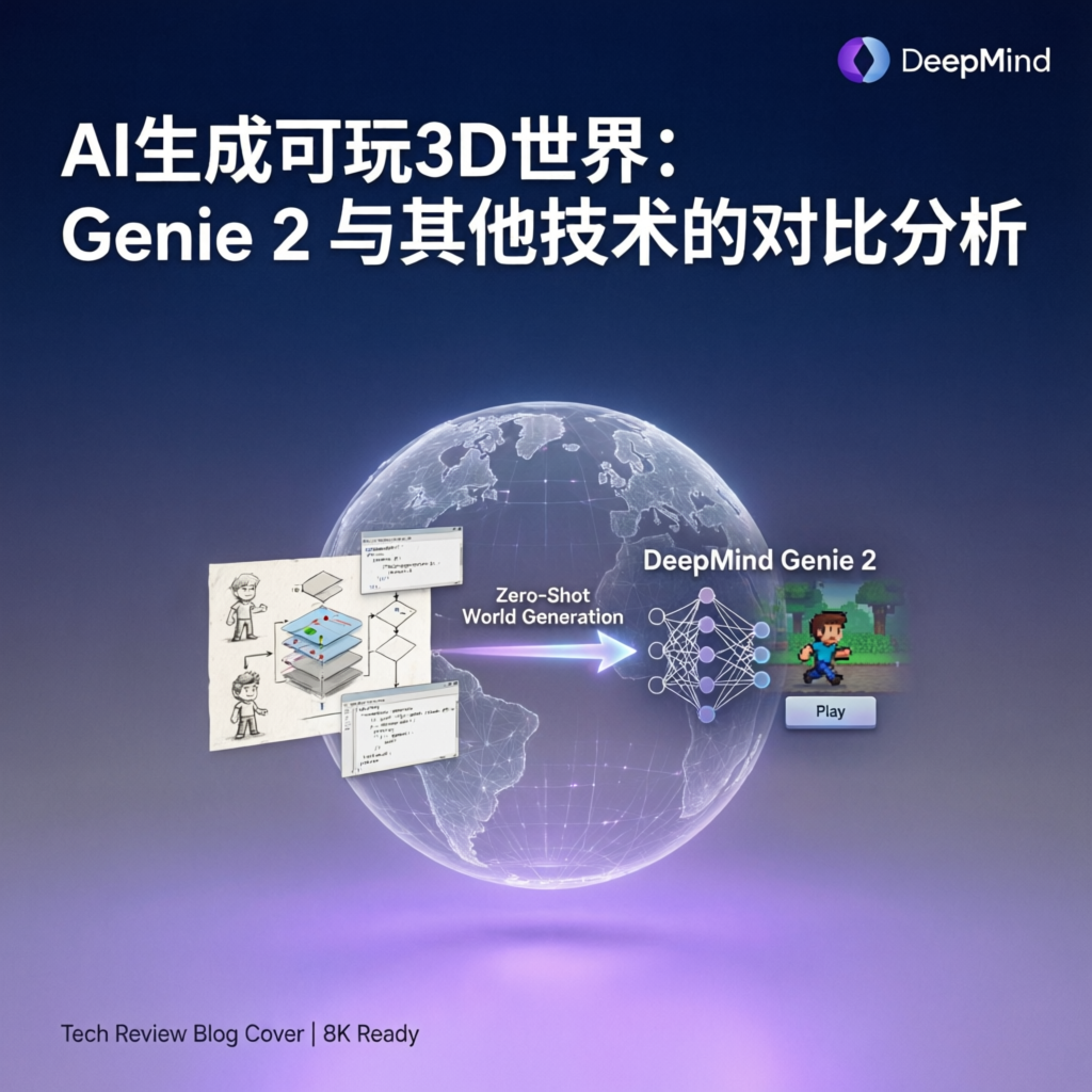 AI生成可玩3D世界：Genie 2 与其他技术的对比分析
