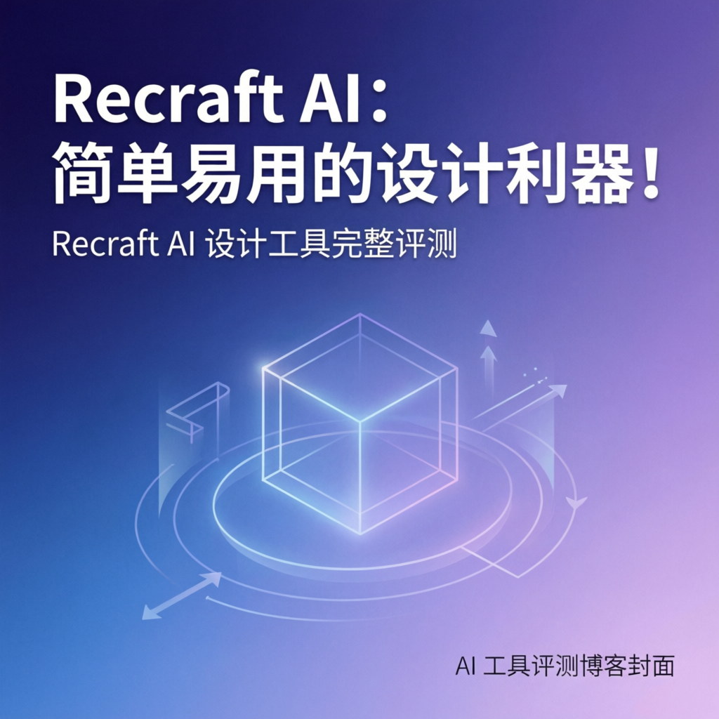 Recraft AI：简单易用的设计利器！