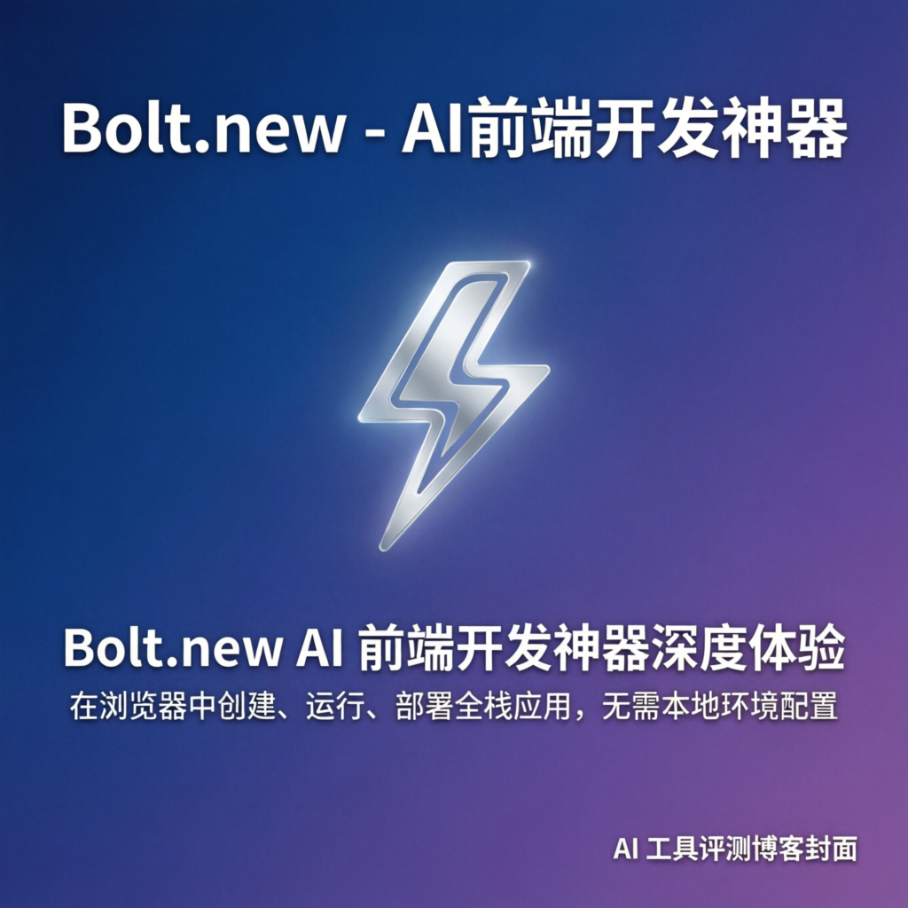 Bolt.new - AI前端开发神器