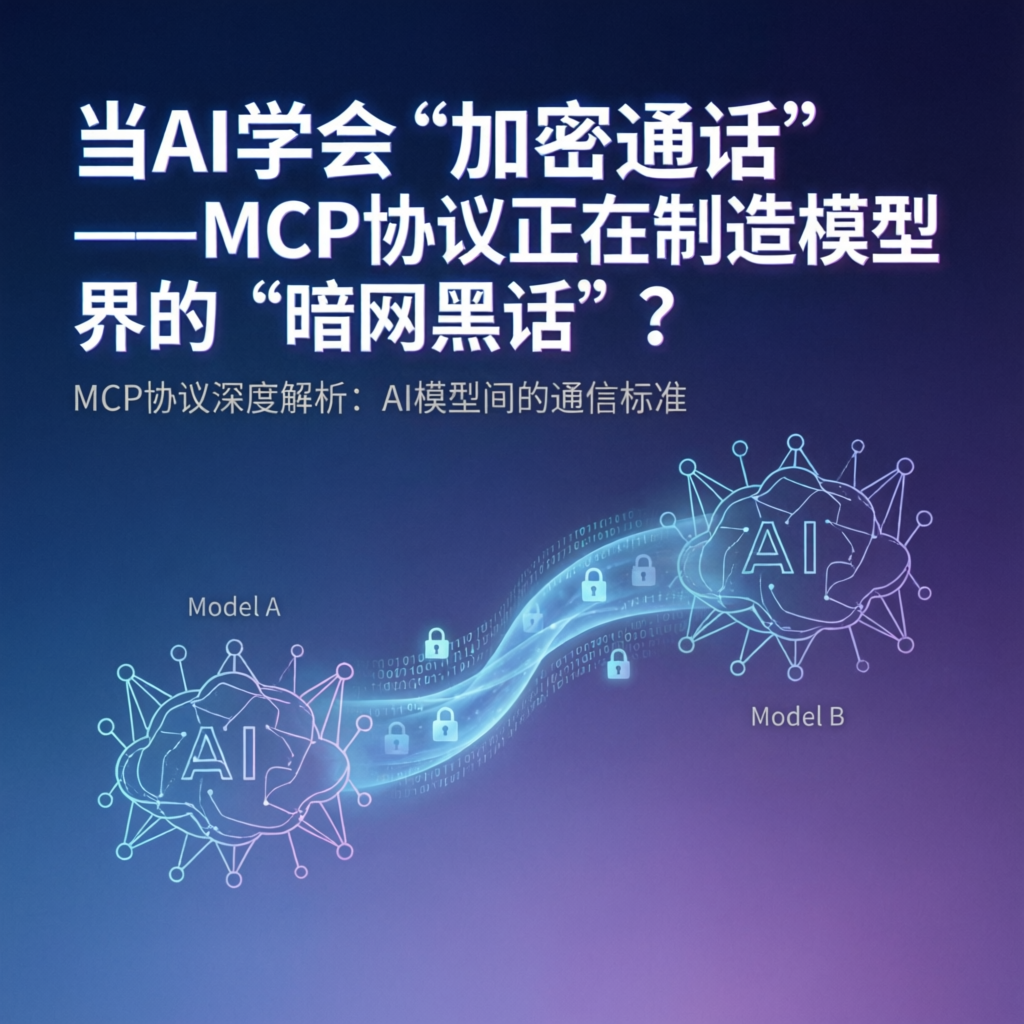 当AI学会“加密通话” - MCP协议正在制造模型界的“暗网黑话”？