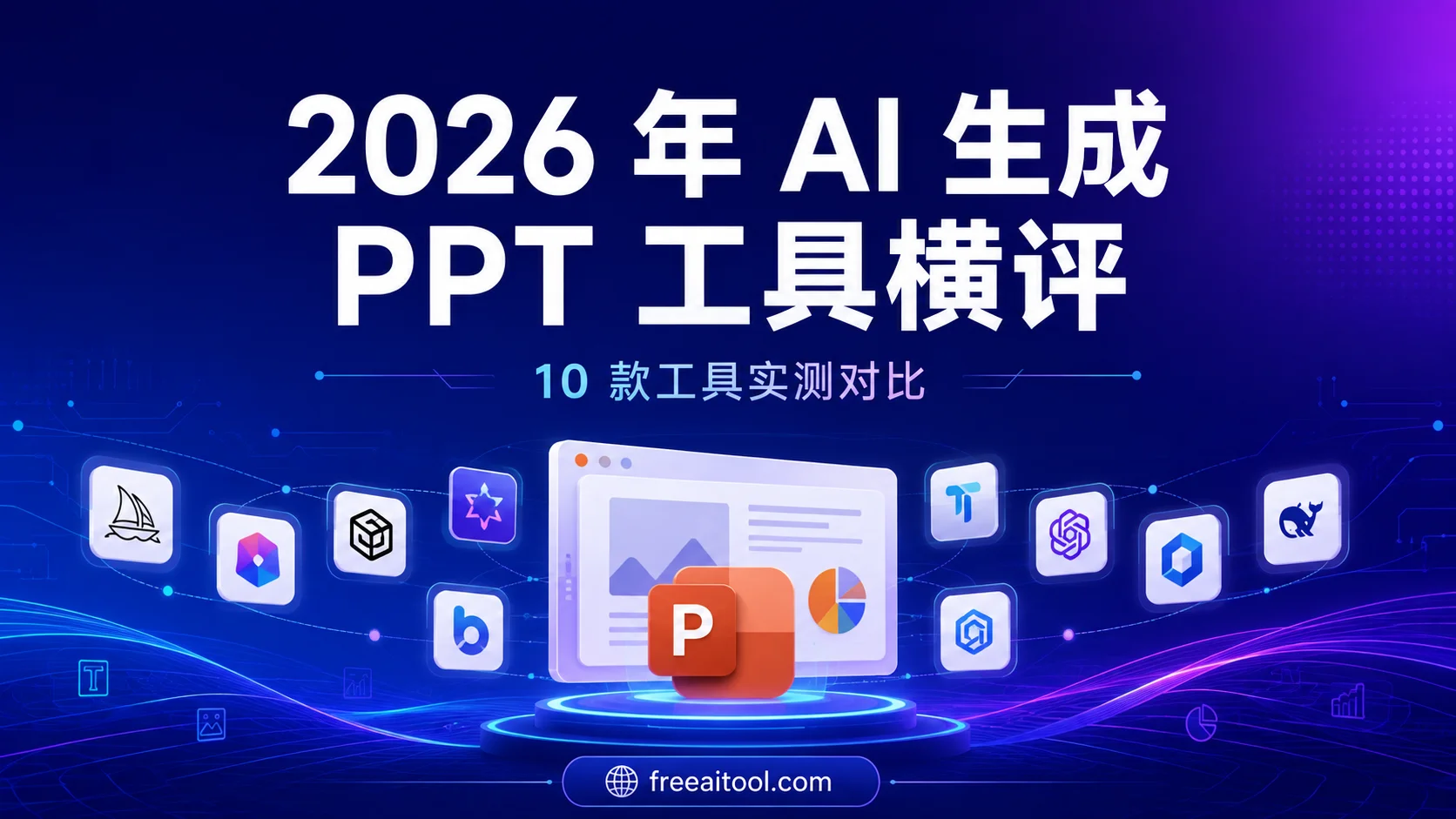 2026 年 AI 生成 PPT 工具横评：同一份中文内容，10 款工具实测对比