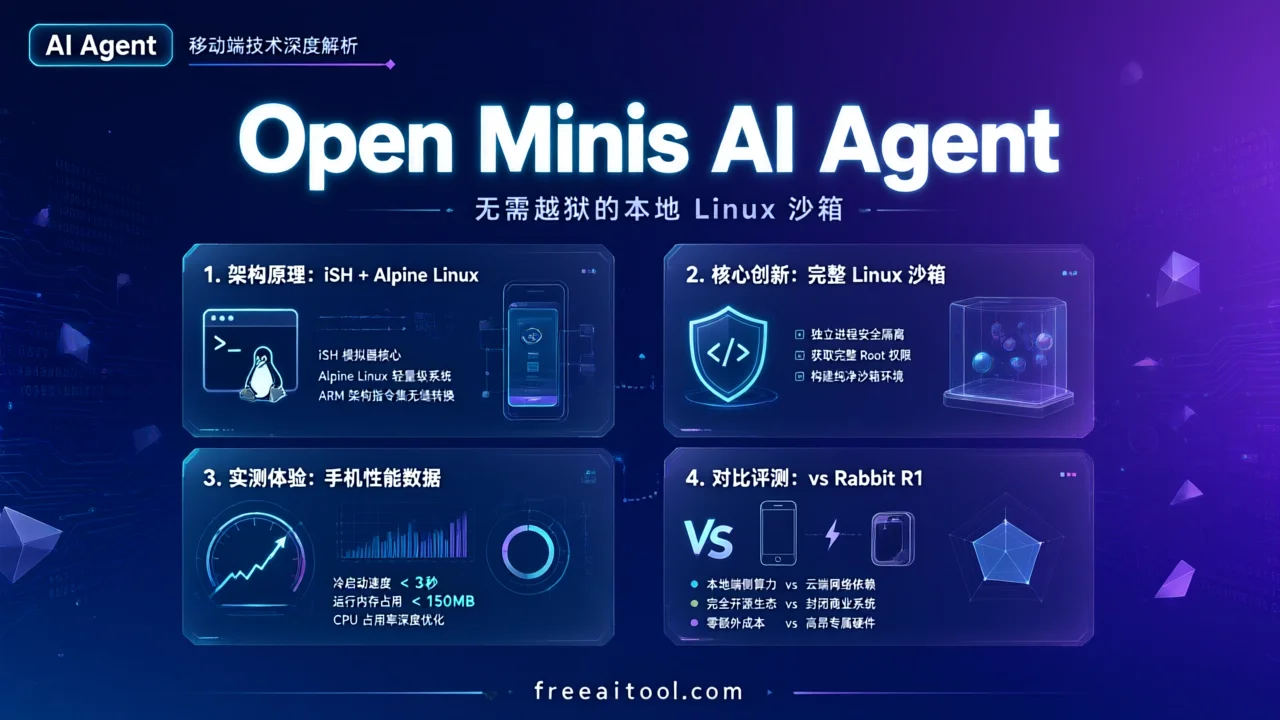 Open Minis AI Agent 移动端深度解析：无需越狱的本地 Linux 沙箱