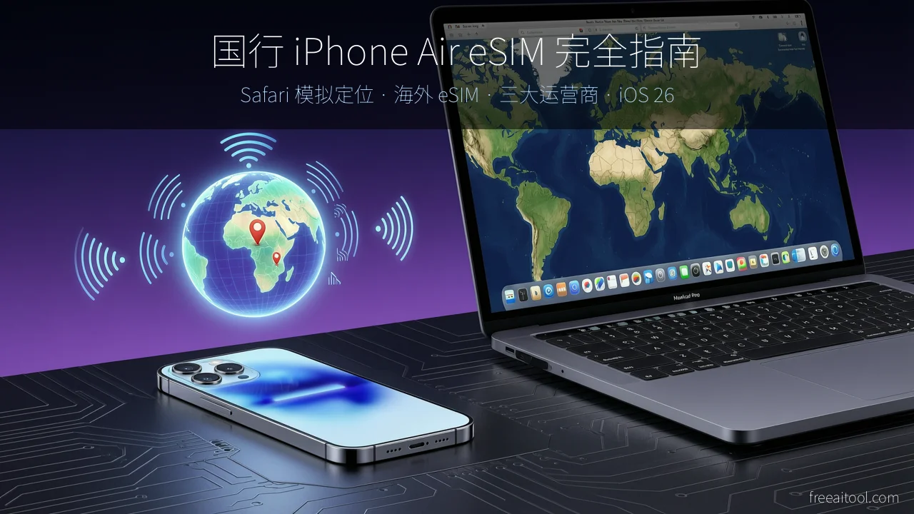 国行 iPhone Air eSIM 完全指南：Safari 模拟定位添加海外 eSIM