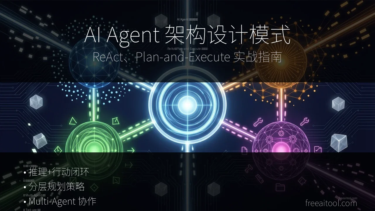 AI Agent 架构设计模式：ReAct、Plan-and-Execute 实战指南