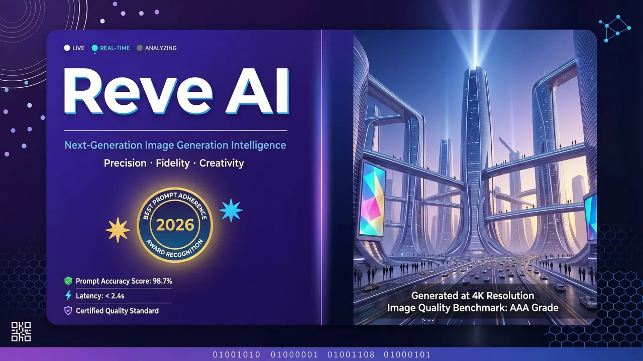 Reve AI Kompletter Guide 2026: Detaillierter Test des 4K-Bildgenerators mit der besten Prompt-Einhaltung