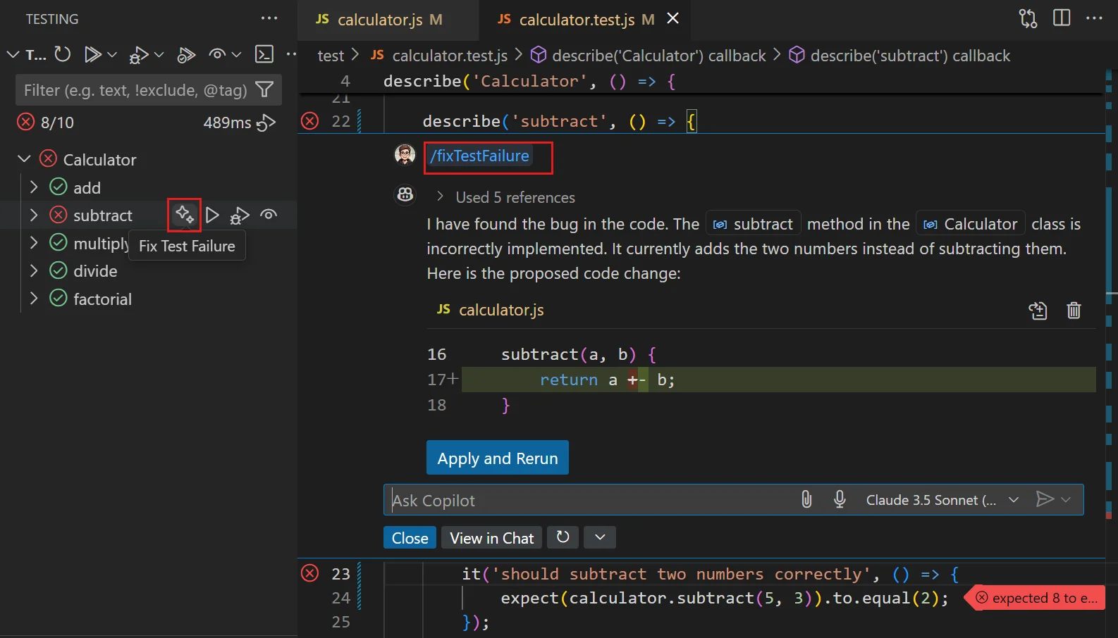 GitHub Copilot Free 界面截图