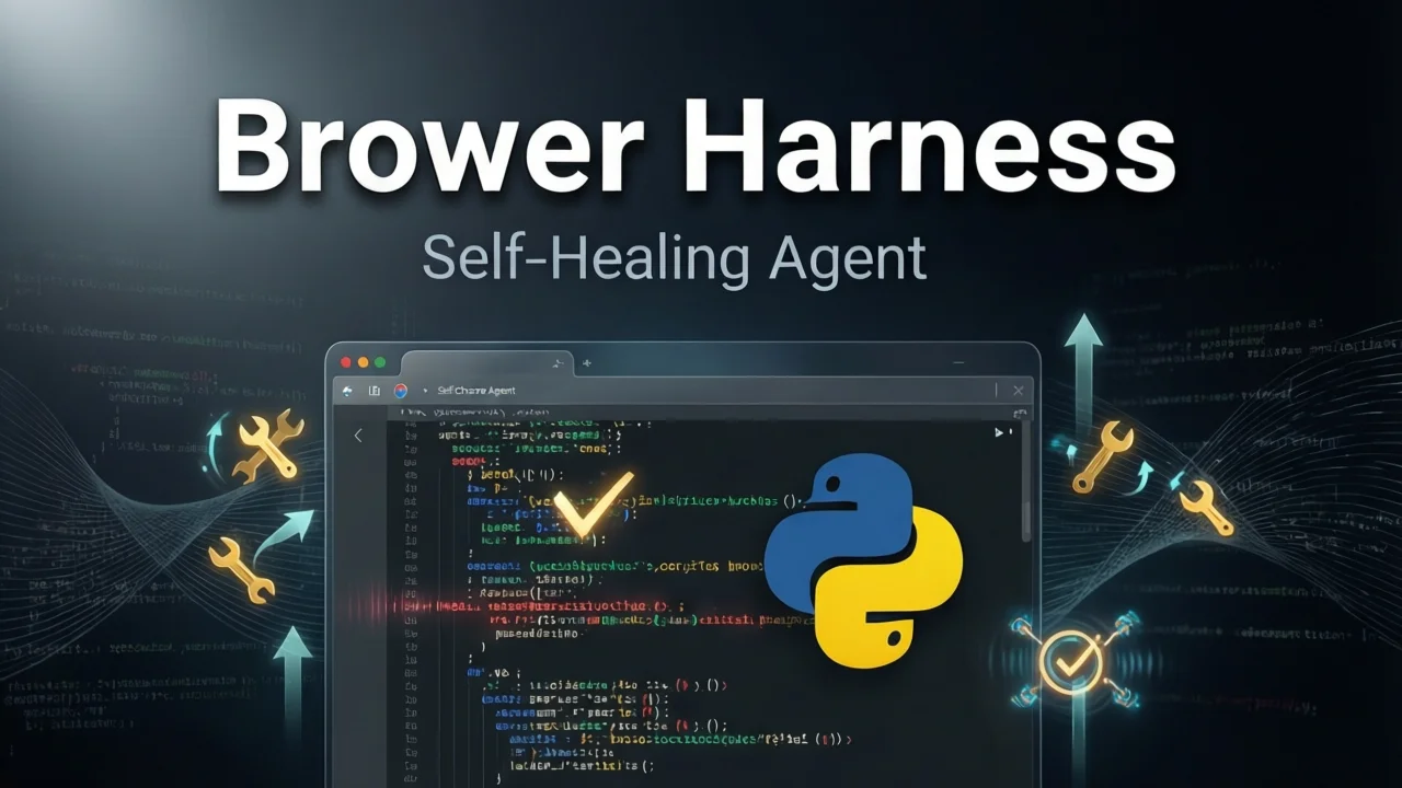 Browser Harness 深度解析：592 行 Python 打造自修复浏览器 Agent