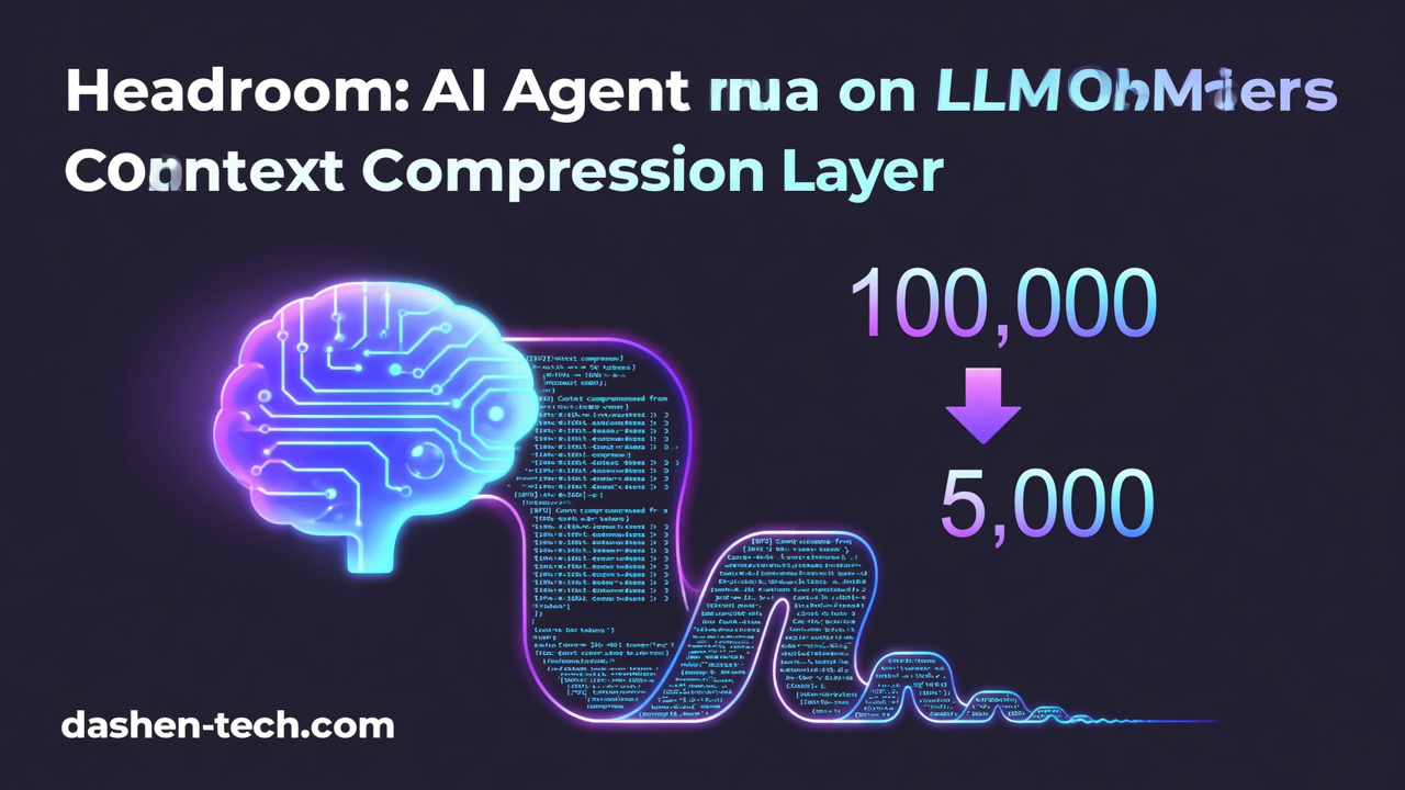 Headroom 入手指南：AI Agent 上下文压缩层，节省 60-95% Token 成本