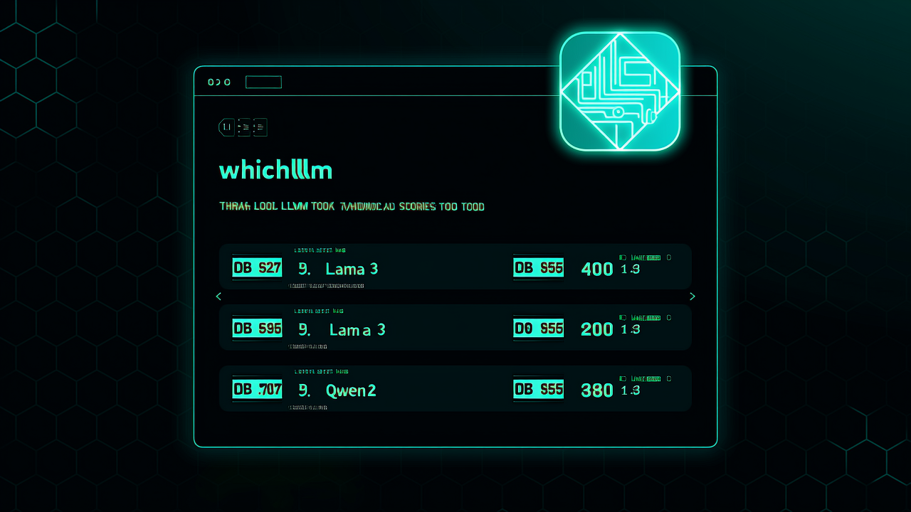 WhichLLM Complete Guide: One-Click to Find the Best Local LLM for Your Hardware