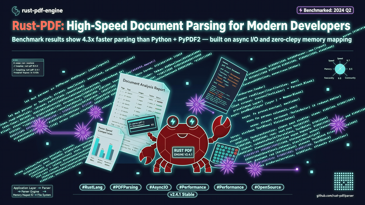pdf-inspector 完全指南：Firecrawl 开源的 Rust 高性能 PDF 解析引擎