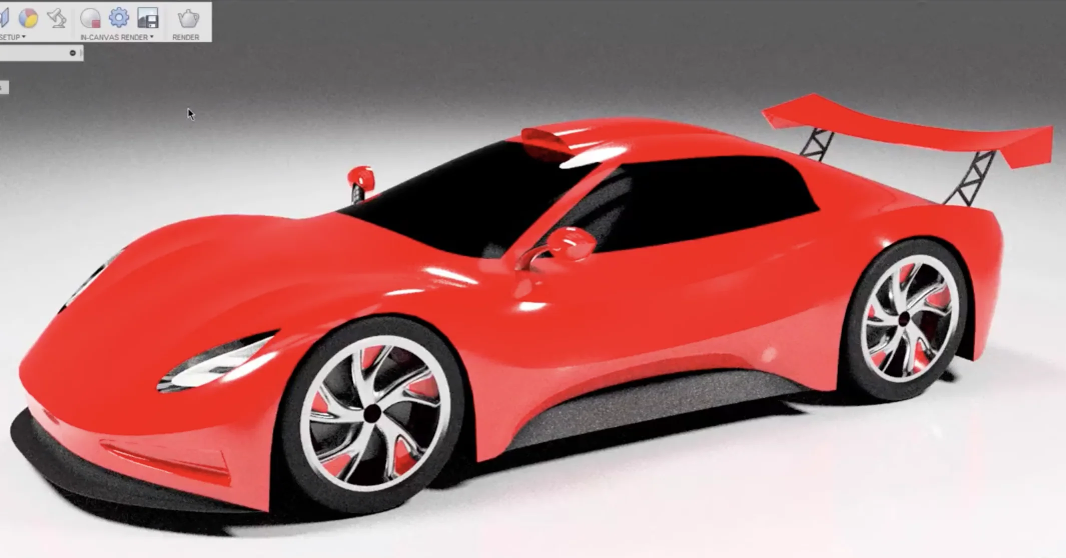 Fusion 360 - 画一台跑车