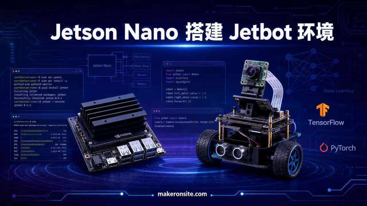 Jetson Nano - 自己动手搭建Jetbot环境