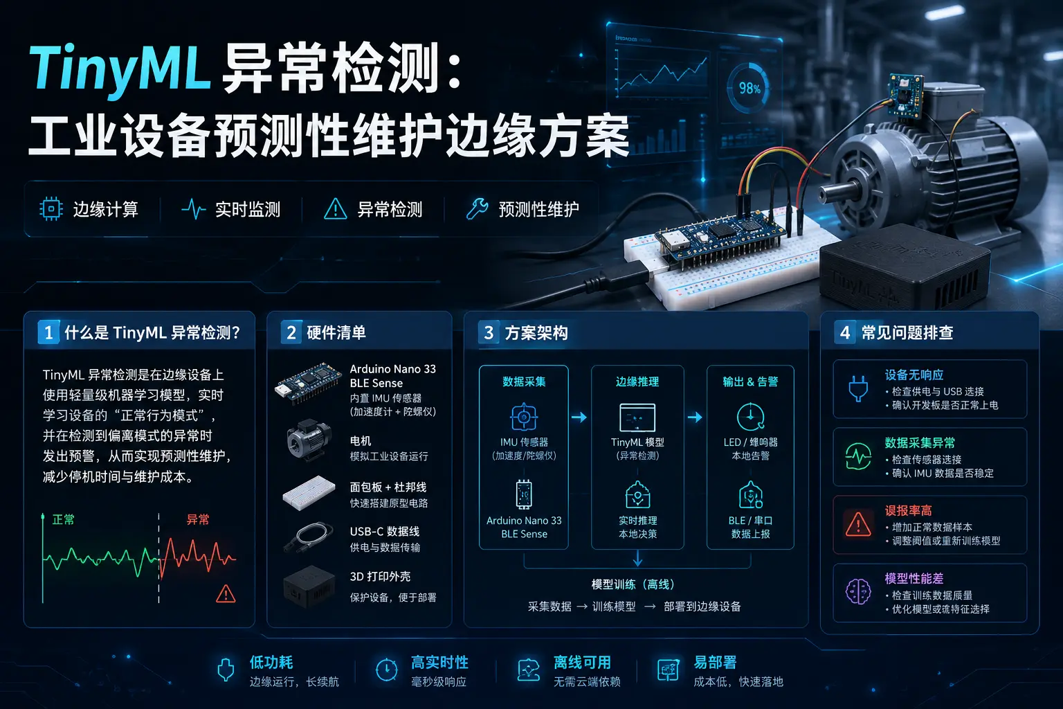 TinyML Anomaly Detection: Edge-Based Predictive Maintenance for Industrial Equipment